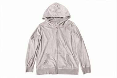 Hoodie-Sweatshirt aus Velours für Damen