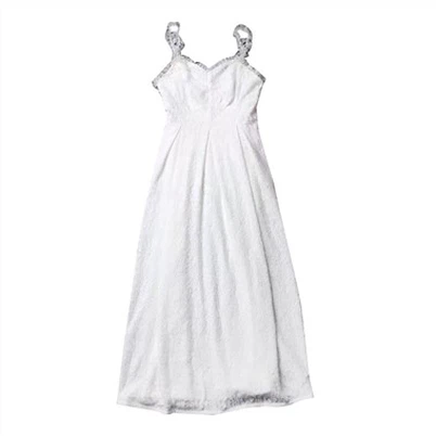 Weißes Damenkleid